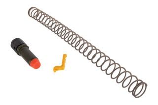 KAK Industry K-SPEC Enhanced AR15 H3 Buffer & Flatwire Spring has a red bumper